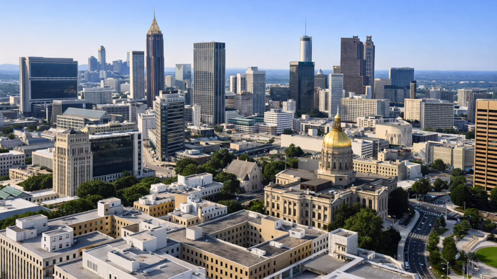 Regional and logistics-driven infrastructure in Georgia reflecting structured operations and liquidity planning context