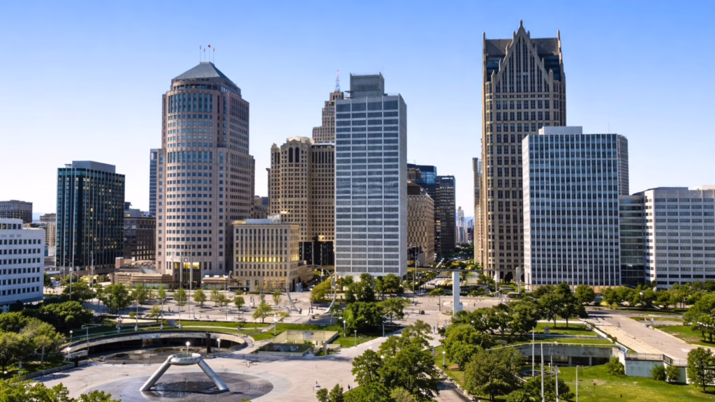 Industrial and commercial infrastructure in Michigan reflecting structured operations and liquidity planning context